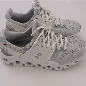 ON Running Gray and White Sneakers